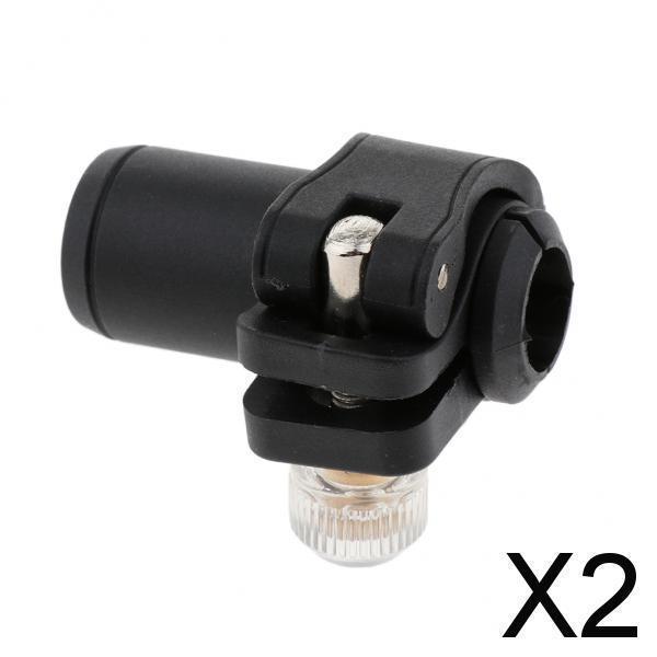 トレッキングスティック用2xプラスチックハイキングポールクイックフリップロックステッキ14mm