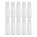 ファインミストスプレーボトル 20ml アトマイザーポンプ付き アルコール ホワイ 詰め替え可能 10個セット