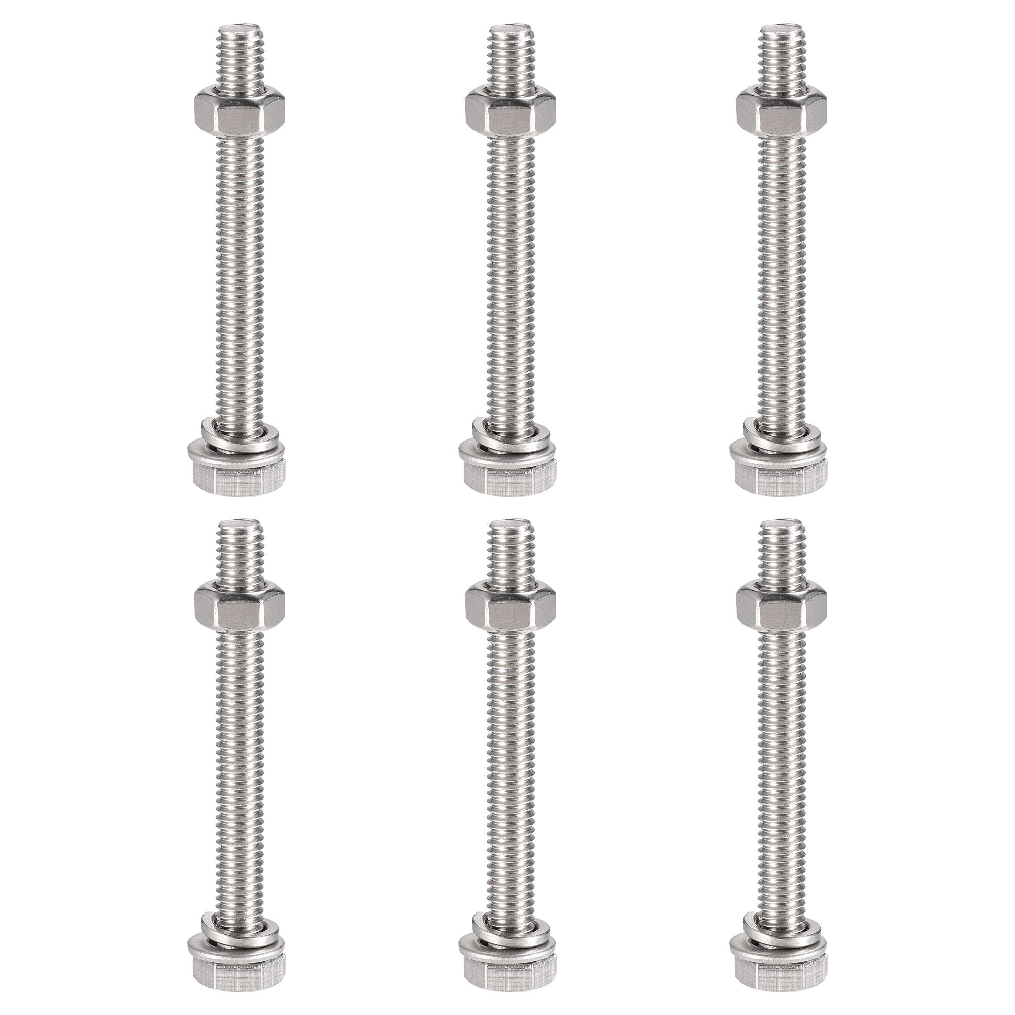 T ϻѥܥ ʥå ϻƬͤ եå&åå㡼å 304ƥ쥹 ϻѥܥȥå M6 x 60 mm 6å