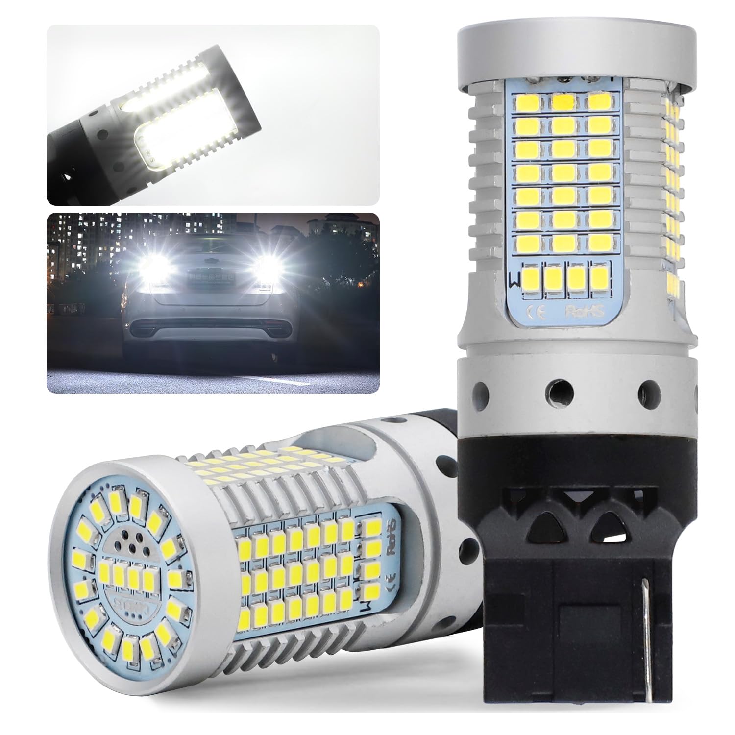  Хå S25 LED 󥰥 ۥ磻ȥ饤  1156 BA15S P21W 󥰥 LEDХå ơ...