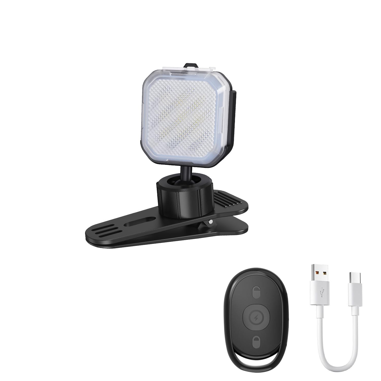 楽天エムーエムショップランニングライト USB充電式 小型 安全ライト ウォーキングライト マグネット クリップライト LEDライト ストロボライト 8色切り替え リモコン付き 角度調整 RGBW 点滅ライト ウォーキング ジョギング ランニング 散歩用ライト 汎用 ヘッドライト アウトドア 補助ライト