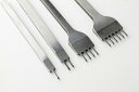 クラフトメイト レザークラフト工具 菱目打ち (1本目 2本目 4本目 6本目) 4本 セット ( 3mm 間隔 )