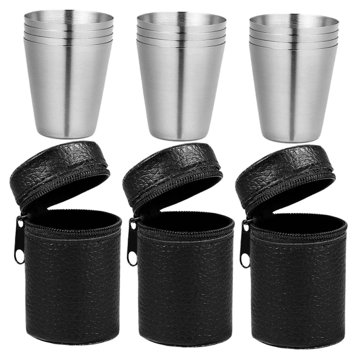 3個セット ワイングラス ビーズ ボトル プール ミニカップ 水力発電 キャンドル缶ジャーカップ 計量カ..
