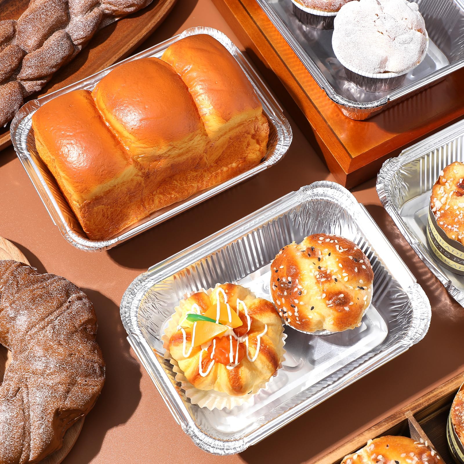 20枚 ミ鍋 使い捨て 700ml ミ皿 四角 使い捨て 直火 バーベキュー用 ミトレー 大皿 BBQ グリル ミ グラ..