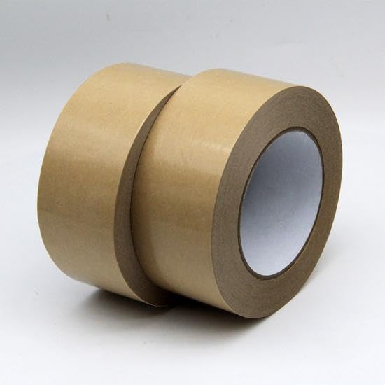 梱包用テープ 茶色50mm×11m 粘着テープ 布テープ 梱包テープ ガムテープ PEポリエチリン (1)