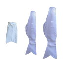 純白のこいのぼり【25cm+45cm+70cm】 白色布製こいのぼり DIYの鯉のぼり 室内用 男の子 こどもの日 DIY用品 手作り