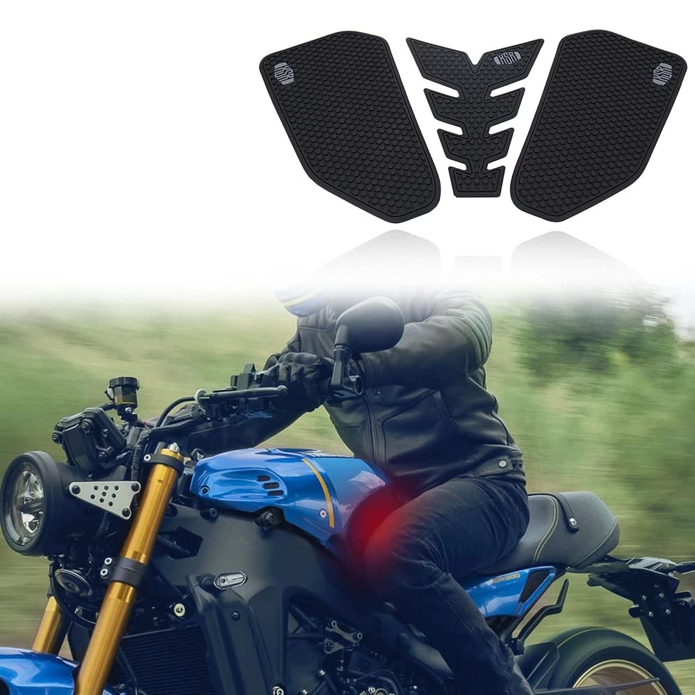 2022 2023 ヤマハ XSR900 XSR 900 xsr900 オートバイのタンクパッド抗スリップタンクパッド保護ステッカーサイドタンクパッドトラクションパッド