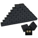 ギフトボックス 指輪ケース ギフトボックス ッピング ボックス 正方形 5×5×3cm リング アクセサリー ジュエリー 収納 ラッピング 箱 無地 クラフト紙...