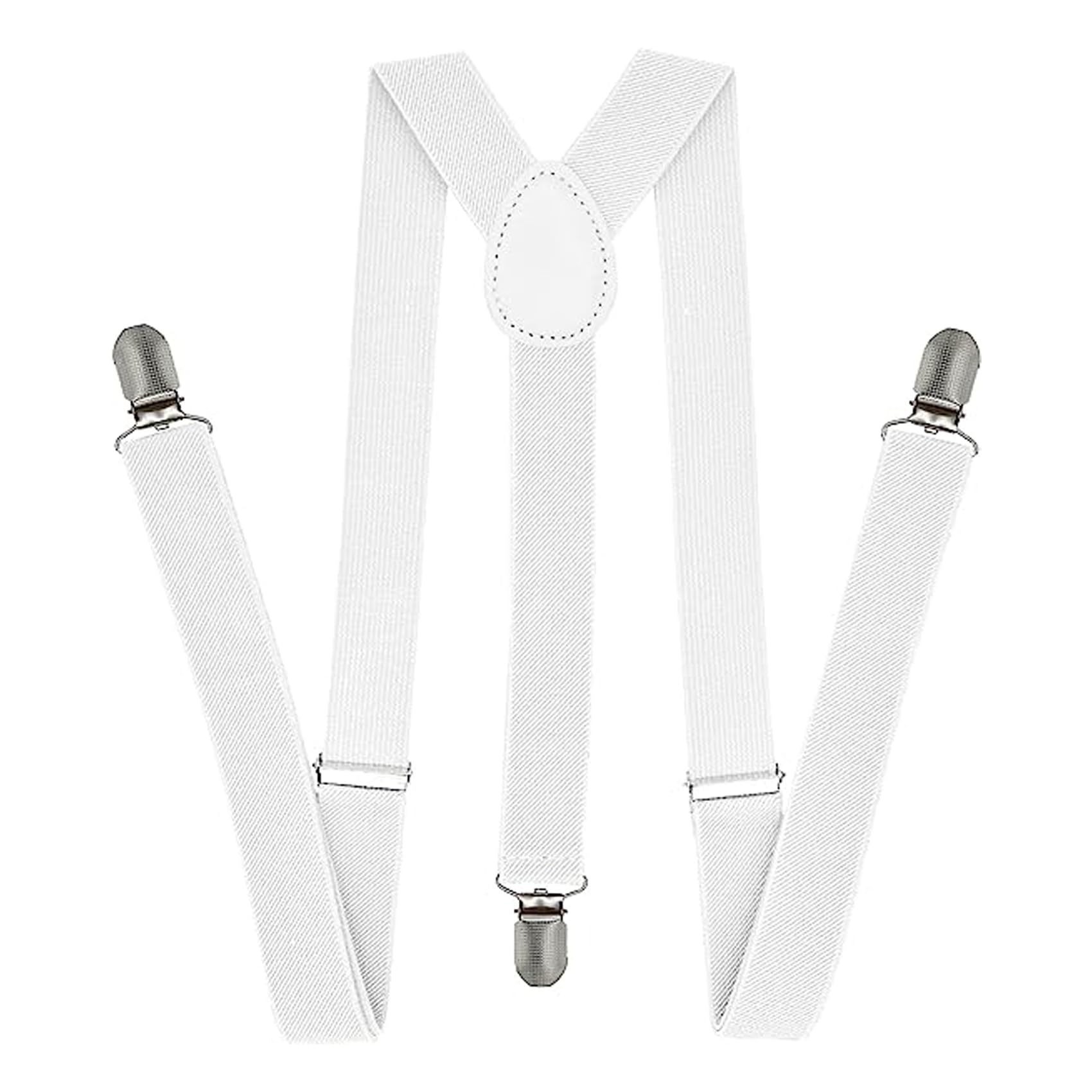 サスペンダー メンズ Y型 幅35mm 男女兼用 3クリップ フォーマル 本革 しっかりとホールド 弾性 調節可能 吊りバンド