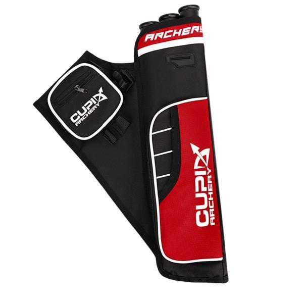 アーチェリー矢筒ヒップベルトポータブル矢ホルダーアーチェリー弓練習用レッド