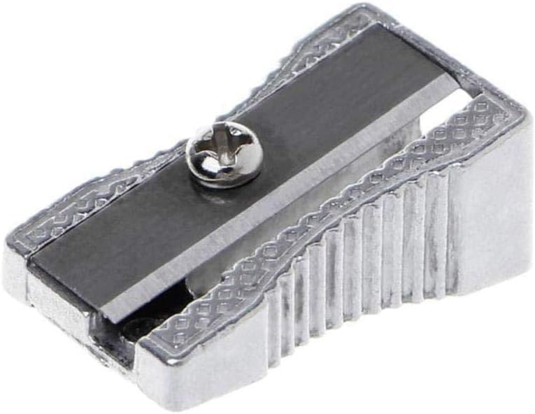 3個 メタル鉛筆削り かわいい クラシック メイクアップペンシャープナー 女の子向けギフト 韓国用品 文房具 学校 マニュアル ツインメタル デュアルシャープニ...