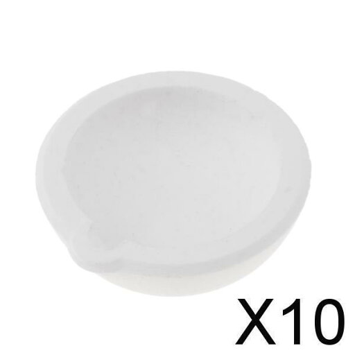 ゴールドシルバー用10xQuartzシリカ溶解るつぼディッシュポットカップ100g4.5x1.7cm ゴールドシルバー用10xQuartzシリカ溶解るつぼディッシュポットカップ100g4.5x1.7cm