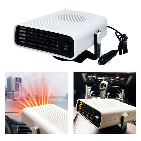 カーヒーターデフォッガー冷却ファンオートヒーターVehucleWinter12Vホワイト用高速暖房