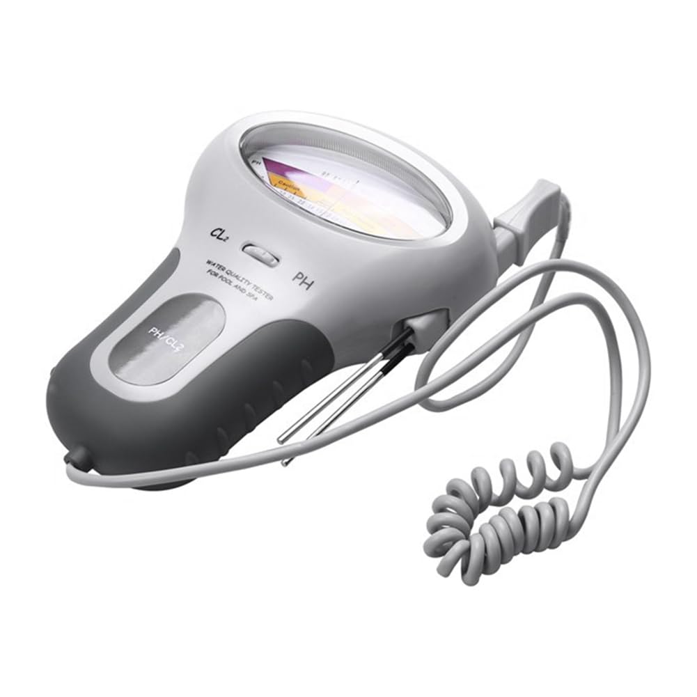 プローブ付き PH および遊離塩素テスター プラスチック 2-In-1 PH 塩素計 塩素水質検査装置 2 測定縫製..