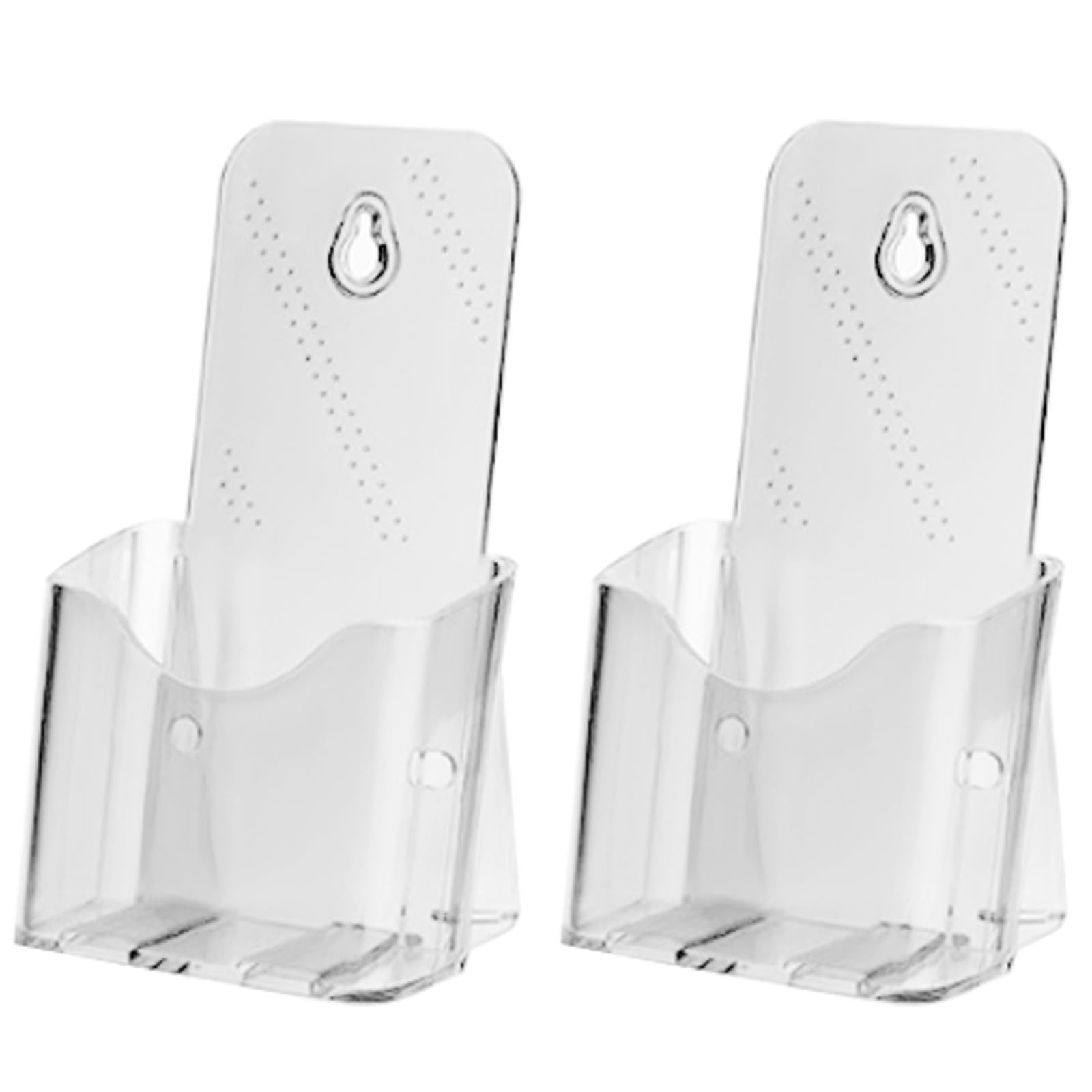 アクリルパンフレットホルダー 透明アクリル文学ホルダー チラシディスプレイスタンド アクリルカウン..