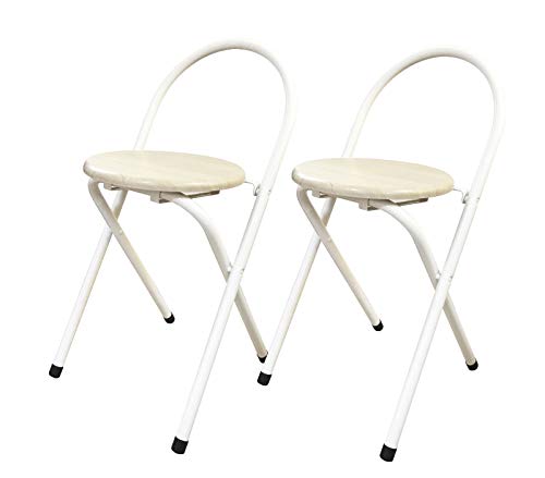 折りたたみチェア YSF-7571T [ アイボリー:1脚 ] 折りたたみ椅子 コンパクト チェア 在宅ワーク テレワ..