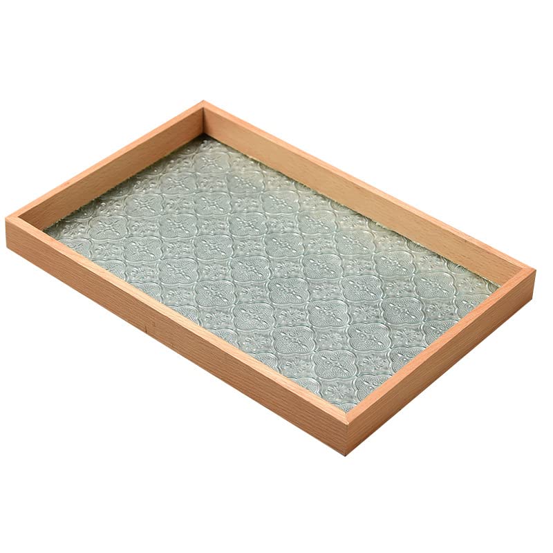 トレー 木製 茶席 お盆 長方形 トレ
