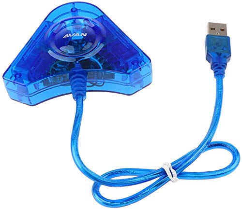 ゲームコントローラ変換アダプタ コンバータ PS2/PSX-PC USB デュアルポート