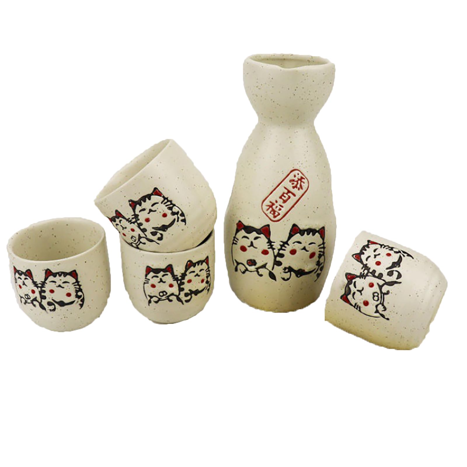 酒器 とっくり酒器セット ミニ 冷酒杯 清酒 ボトル 酒盃 酒器セット酒具 和風 陶器 温酒 熱燗 燗瓶 耐..