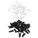 約100個 サスペンダークリップ ガーターフック コ ボディースーツ 交換用 ベルトクリップ