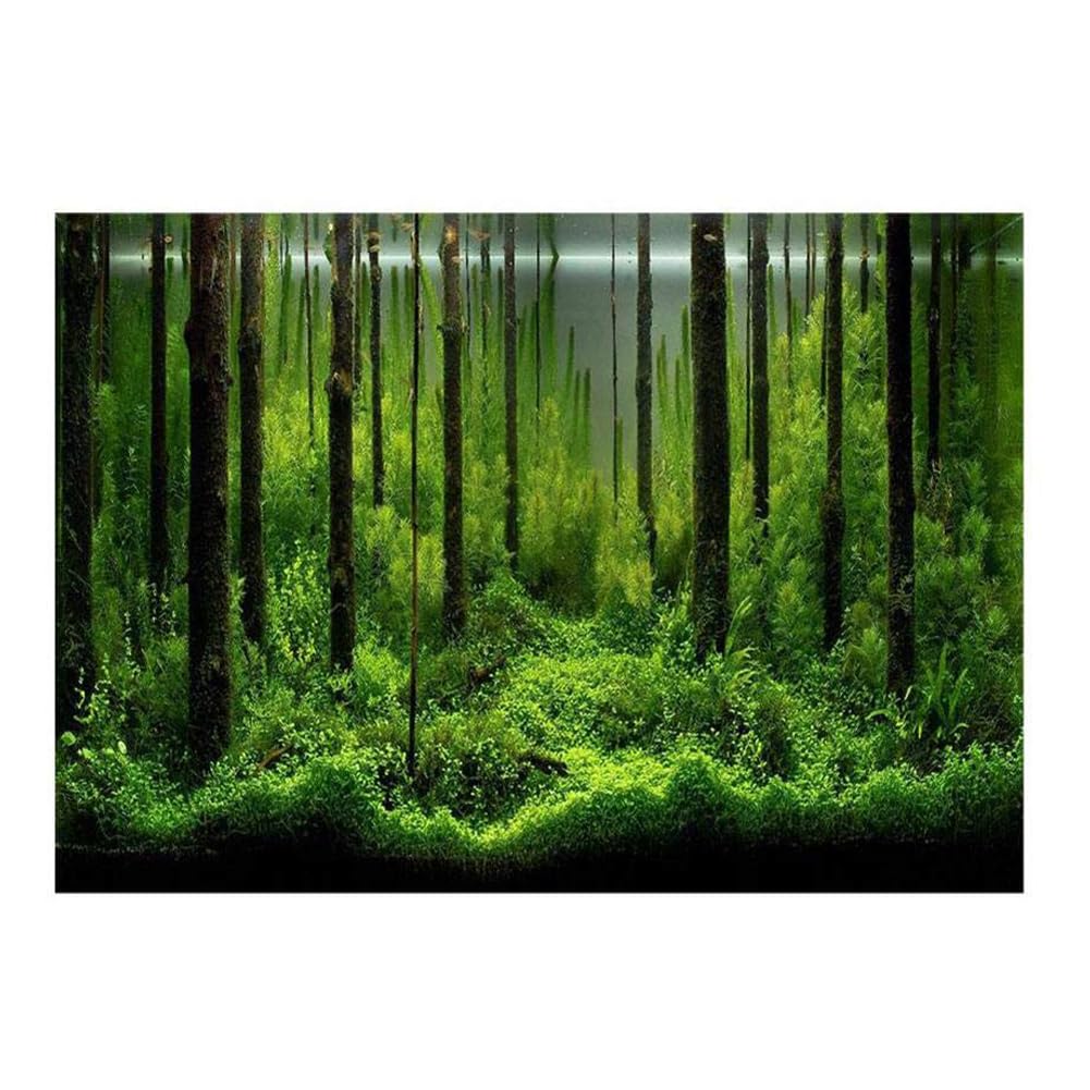 水族館 ステッカー 貼り付け簡単 水族館背景ポスター バックスクリーン PVC接着剤 水中 海中 ポスター ..