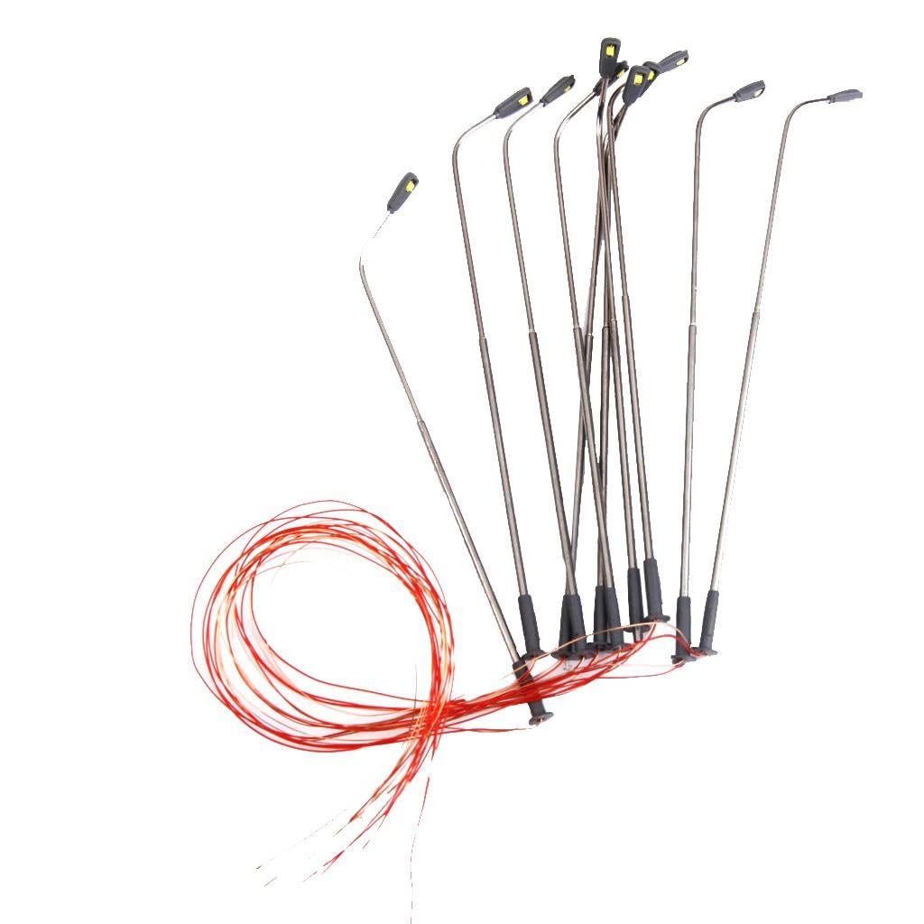 10ピース3フロアランプヘッドミニチュア1/100スケールモデル