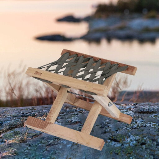 折りたたみスツール 多機能 木製 フィッシングスツール 安定 アウトドアチェア 軽量 釣り椅子 フットレストスツール コンパクトスツール キャンプ チェア BBQ ビーチ パティオ用, 31cm