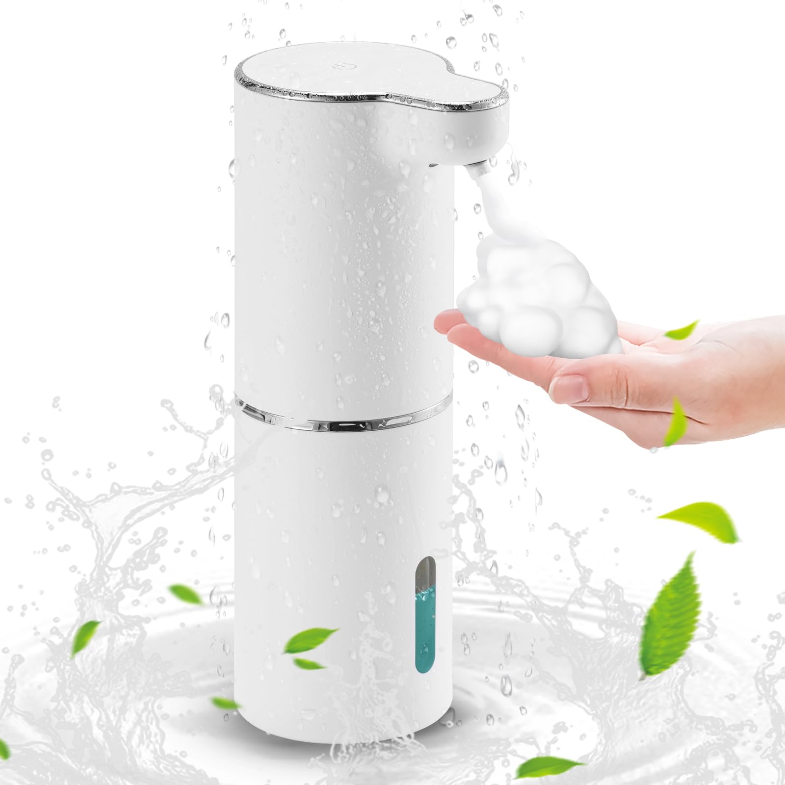 ソープディスペンサー 自動 泡 300ml 吐出量3段階調 IPX5防水 壁掛け 充電式 ハンドソープディスペンサ..