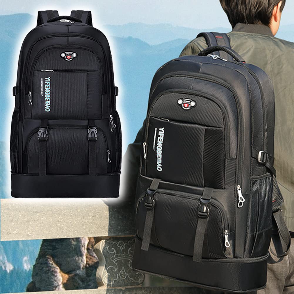登山 リュック 50L 大容量 バッグパック 防水 リュックサック PC収納 ビジネスリュック ラップトップバック ハイキング用 キャンプ アウトドア 防災 軽量 通勤 遠足 旅行