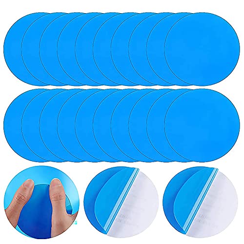 ビニール補修用 テープ プール用 防水 7.5cm ビニールプール用 修理用シール 大型ビニール玩具用 補修パッチエアーマット エアープールリペアパッチ 補修パッチ自己接着修復プールパッチ ゴムシール剤 ビニール補修キット (20枚)