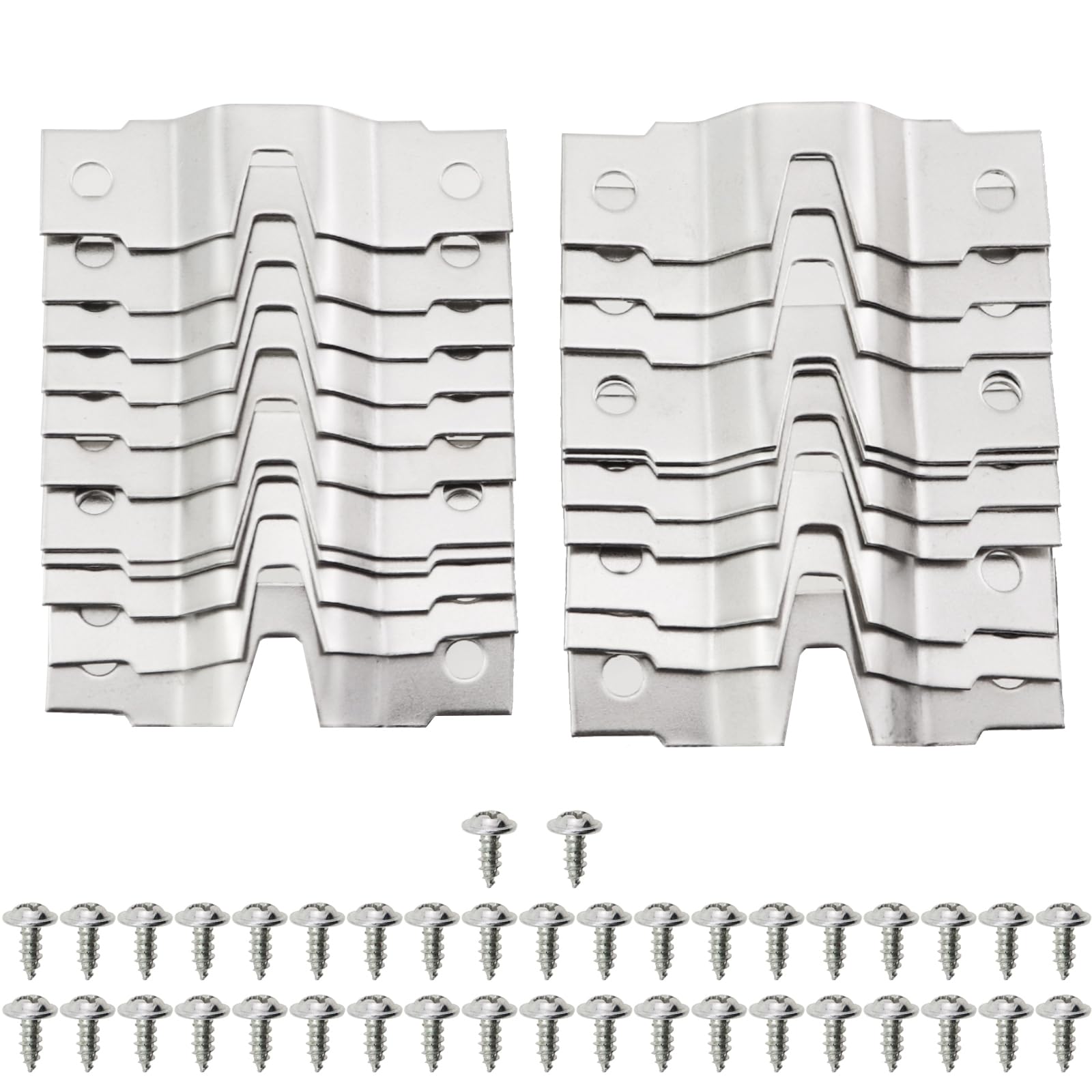 楽天エムーエムショップ20個 スチール シングルスロット 精密ハンガー ネジ付き 写真フレーム 吊り下げ 隠し吊り金具 鋸歯状吊りイーゼル 時計/ミラー/キャンバス/写真フレーム/黒板に