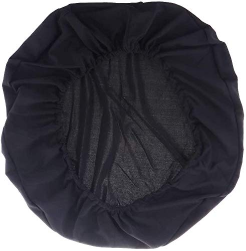 椅子カバー チェアカバー 伸縮素材 座面保護 伸縮素材 取り外し可能 洗濯可能 座面部分 着脱簡単 1枚 (ブラック) [2]