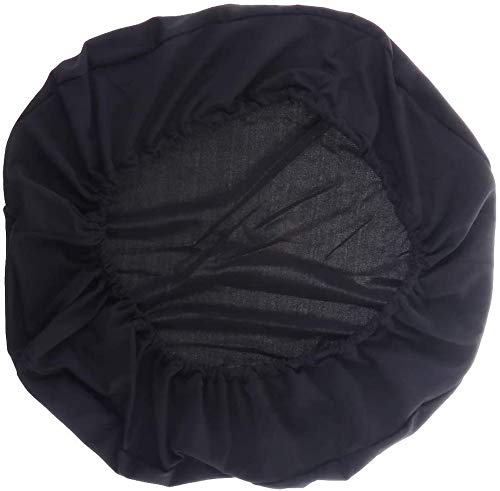 椅子カバー チェアカバー 伸縮素材 座面保護 伸縮素材 取り外し可能 洗濯可能 座面部分 着脱簡単 1枚 (ブラック) [3]