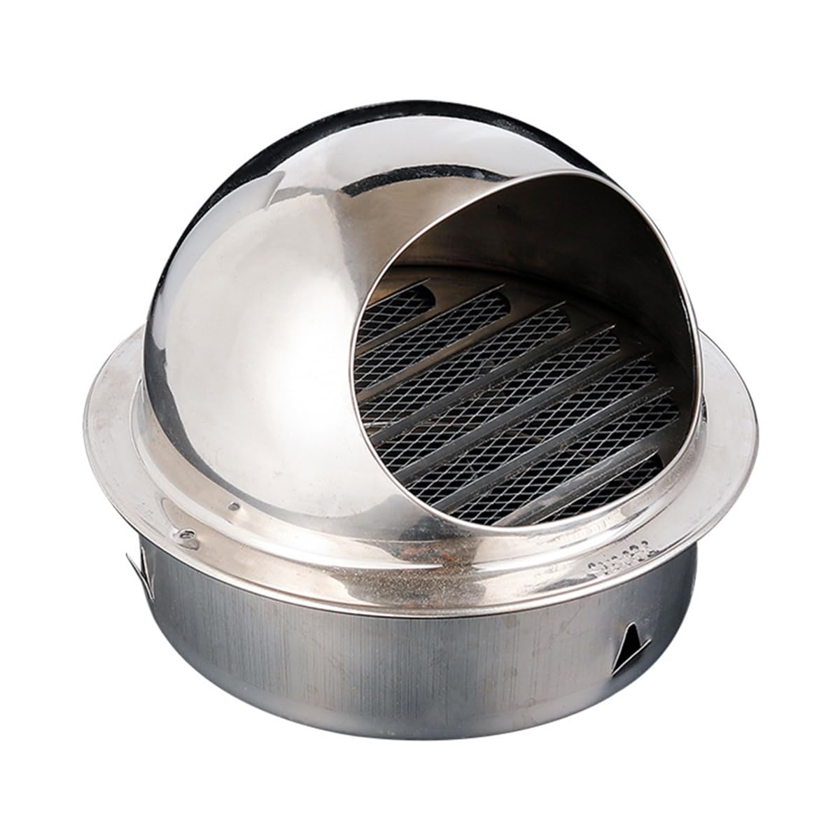 丸型フード付ガラリ 304ステンレス製 排気口 防虫網付 換気部材 換気システム ガラリ 通気口 丸型フー..