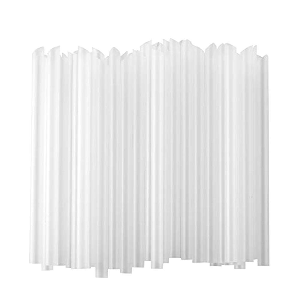 100本入 タピオカストロー タピオカ用ストロー パールミルクティー用ストロー 使い捨て 業務用 大きなストロー ミルクティー タピオカ飲料用 珍珠用吸管 直径11mm×長さ190mm 100本入