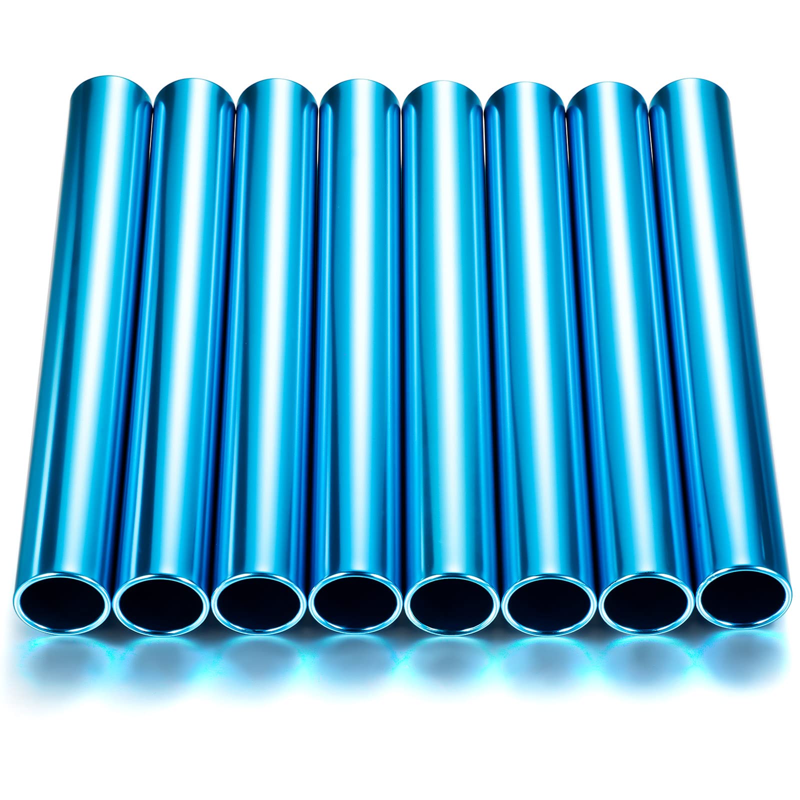 8ピース アルミニウム トラック フィールド リレー バトン レース用品 ランニング レースチーム 耐食性..