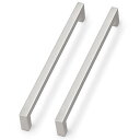 エムーエムショップで買える「つや消しニッケルキッチンキャビネット引き出しハンドルとPulls Squareステンレススチールハードウェア 5 Pack」の画像です。価格は8,430円になります。