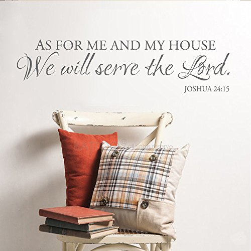 ウォールデカール - 聖書の引用ビニールデカール - ビニールレタリング - ビニールウォールデカール - ..