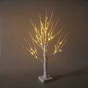 白樺 クリスマスツリー LED ツリーライト 60cm 24LED USB/電池式充電 小型 卓 イルミネーション 樹 枝 北欧 インテリア 新年 クリスマス 卓上ライト ブランチツリー 屋内 ハロウィン 誕生日 雰囲気づくり 装飾 (ホワイト)