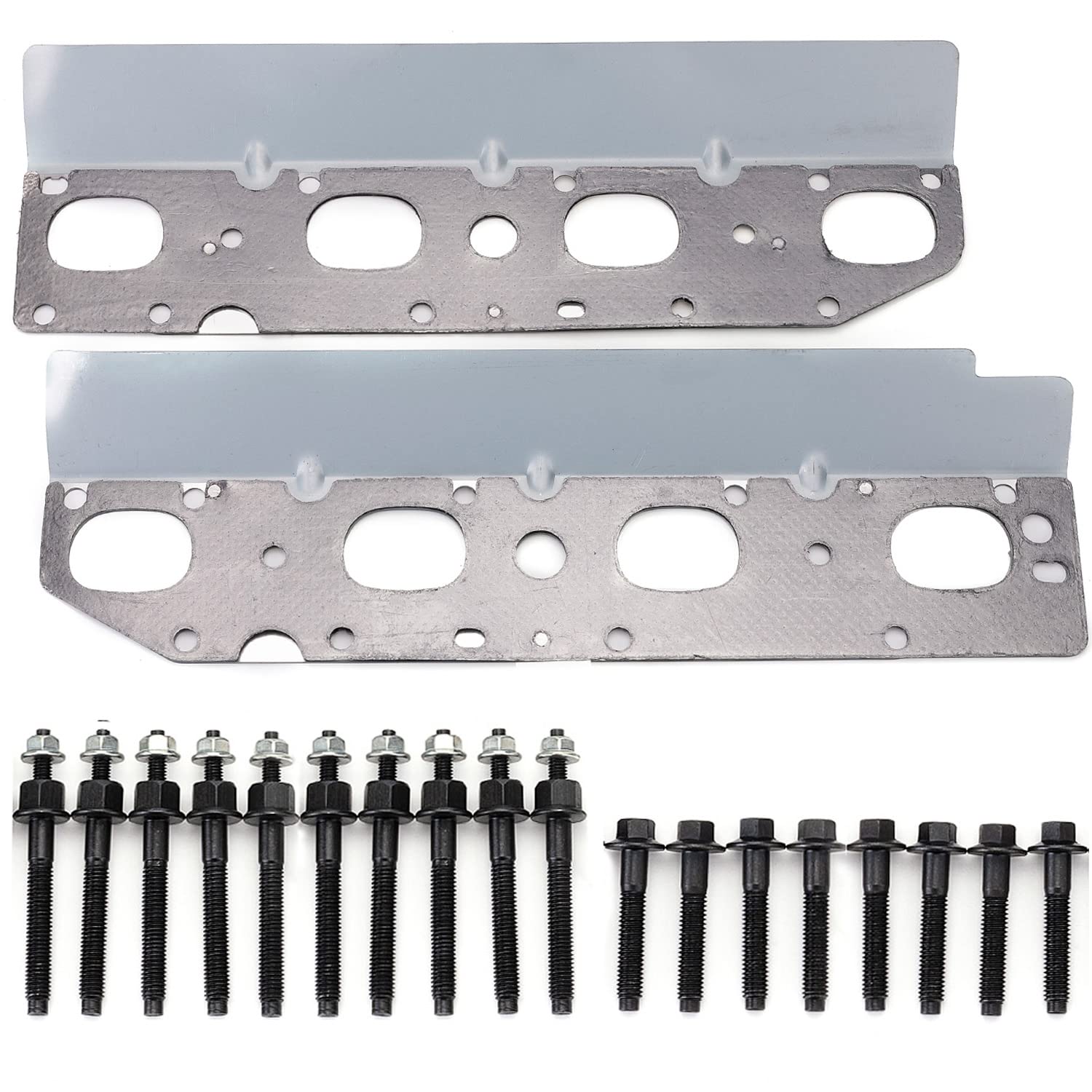 エキゾーストマニホールドガスケットセット + ボルト&amp;スタッドセット 2009-2020 クライスラー ダッ..