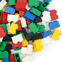 クラシックビルディングブロックセット、100ピース1x2 ベーシックビルディングブロック STEM クリエイティブビルディングトイ すべての主要ブランドに対応 (マルチカラー)