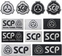 8 / 12PcsSCP財団パッチベルクロ-特別な封じ込め手順財団ロゴ戦術士気ファンのための軍用刺腕章 (8Pcs) (8Pcs)