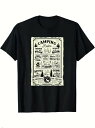 200gのコットンTシャツのフロントには、ヴィンテージ・スタイルのキャンプ・ルールのポスター・グラフィックが描かれ、キャンプ好きにはたまらない全体的にノスタルジックなスタイルとなっている。