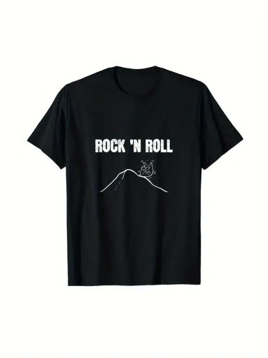 200gのコットン製Tシャツ。ロックンロール・スピリット溢れるブラックのTシャツに、山とロックのジェスチャーが描かれたホワイトのグラフィックとテキスト。ロック好きにはもちろん、音楽イベントや普段のカジュアルウェアにも最適! 200gのコットン製Tシャツ。ロックンロール・スピリット溢れるブラックのTシャツに、山とロックのジェスチャーが描かれたホワイトのグラフィックとテキスト。ロック好きにはもちろん、音楽イベントや普段のカジュアルウェアにも最適!
