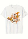 200g Cotton T Shirt ロック好きにはたまらない、魂を燃やしてワイルドなメロディーを奏でるギタリストのグラフィック。生地はソフトで着心地抜群。