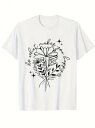 200gコットン・シンプル・ハピネス花柄Tシャツ、花柄Tシャツはまさにあなたに必要なもの。フレッシュな花柄プリントのシンプルなデザインは、人生に対する前向きな姿勢を表現しています。肌に優しいソフトな生地で、着心地抜群です。