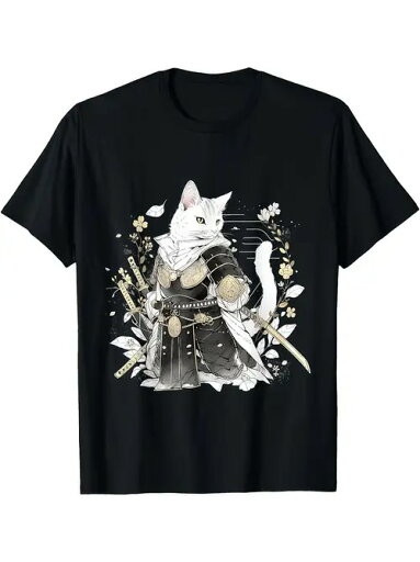 200gの衣装に侍の姿をした白猫が描かれています。刃を持ち、威風堂々としています。周囲には花や枝葉があしらわれ、独特の和の雰囲気を醸し出しています。 200gの衣装に侍の姿をした白猫が描かれています。刃を持ち、威風堂々としています。周囲には花や枝葉があしらわれ、独特の和の雰囲気を醸し出しています。