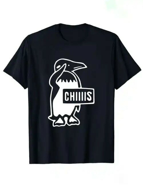 200gでシンプルで個性的です!ペンギンのラインが描かれた黒い胴体に、「CHIIIS」と書かれたプレートを片手で頭にかざせば、カジュアルさを表現するかのようなユニークなデザインが目を引きます。