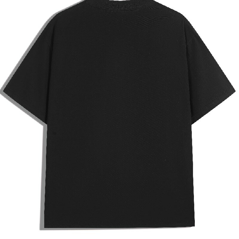 200gクールなY2KスタイルのパンクロックバンドグラフィックコットンTシャツ| 100%コットンクルーネックティー| ポートレートプリント付きのカジュアルストリートウェア| 通気性と耐摩耗性に優れており、成人向けのオールシーズンニットファブリックトップを提供します。