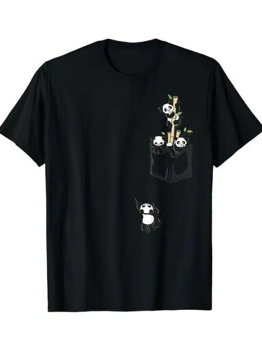 200gの黒い半袖Tシャツは可愛いパンダのデザインがプリントされ、竹の横に数匹のパンダ、下に一匹のパンダ、デザインは遊び心があって面白い。素材は一般的なコットン素材で、着心地がよく、通気性、吸汗性に優れ、肌に優しい。 200gの黒い半袖Tシャツは可愛いパンダのデザインがプリントされ、竹の横に数匹のパンダ、下に一匹のパンダ、デザインは遊び心があって面白い。素材は一般的なコットン素材で、着心地がよく、通気性、吸汗性に優れ、肌に優しい。